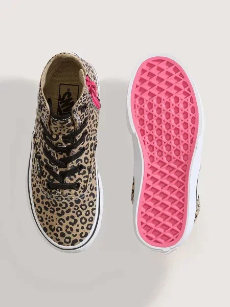 Vans Authentic Hi Zip високи кецове за деца кафяво