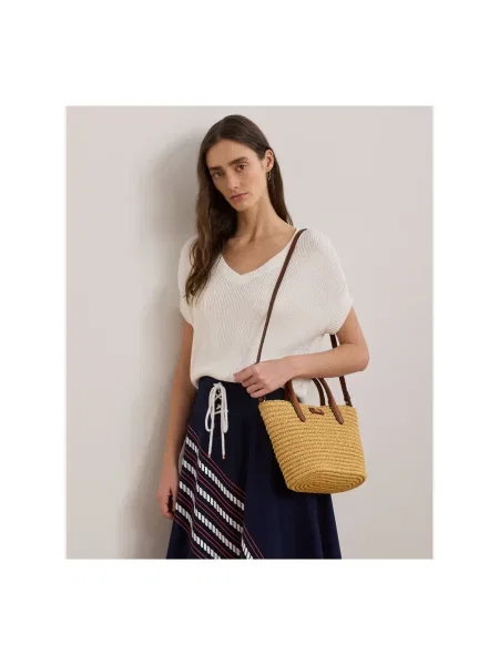 Shopperka Lauren Ralph Lauren brązowa