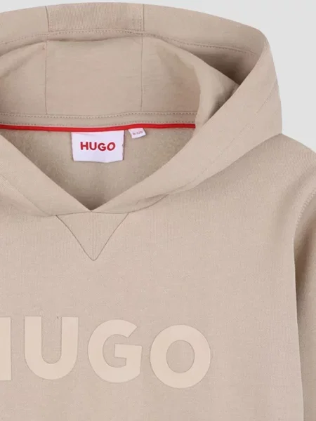 Дитяче Худі HUGO Kids бежевий