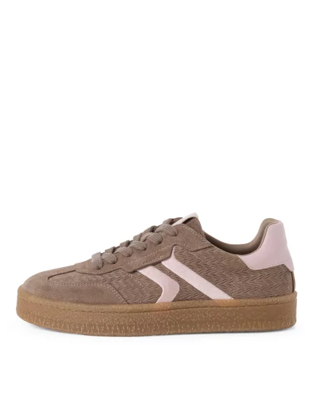 Sneakersy Tamaris Hnedá ružová