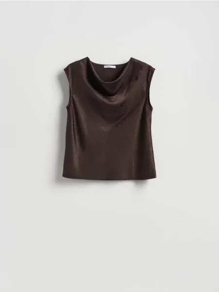 Блуза Reserved коричнева