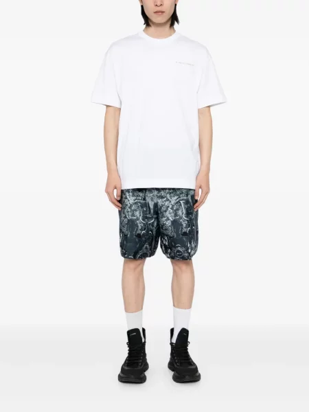 Tricou Givenchy cu broderie alb