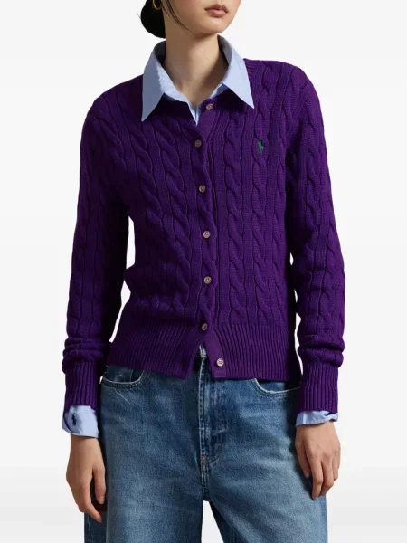 Căciulă Polo Ralph Lauren cu broderie cu dungi cowboy roșu