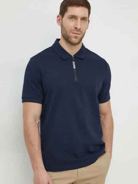Michael Kors Polo SS ZIP LOGO albastru