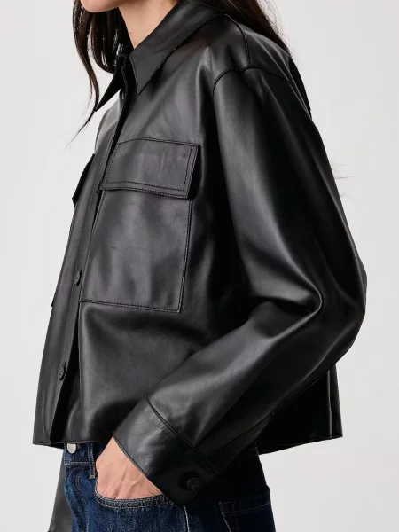 Кожаная куртка Weekend Max Mara