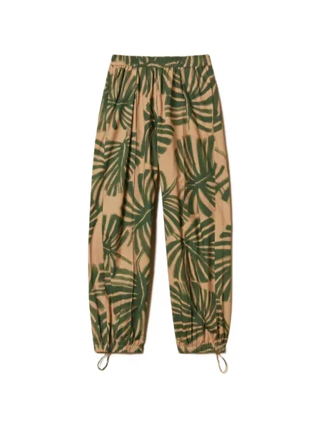 Pantaloni de jogging Twinset verde