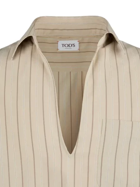 Cămașă Tod's de mătase cu dungi