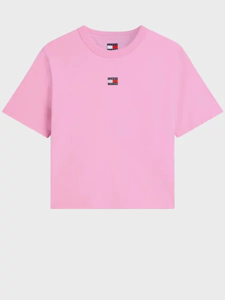 Футболка Tommy Jeans рожева