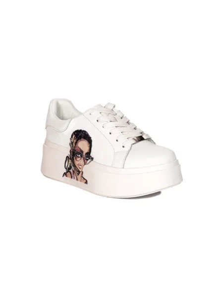 Pantofi Filippo alb