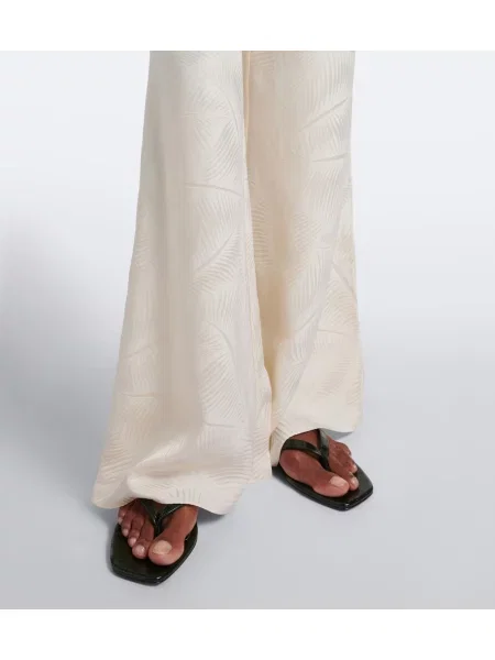 Pantaloni Johanna Ortiz din jacard alb