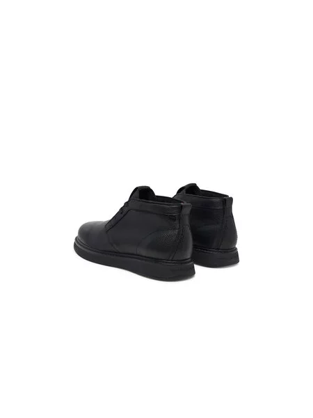 Poltopánky Tommy Hilfiger Comfort Leather Chukka čierna