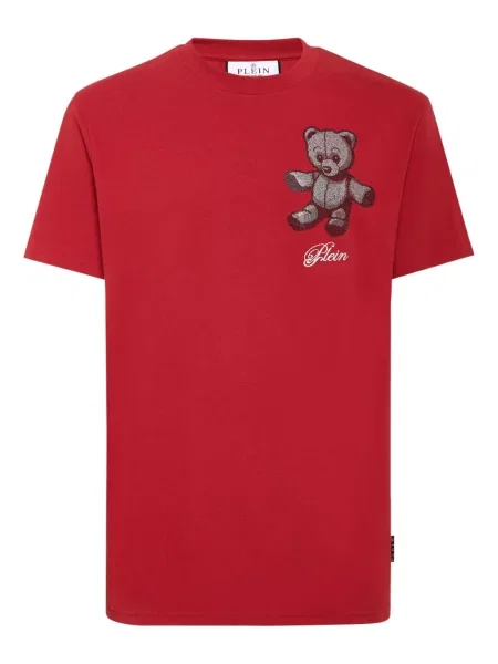 Ursuleț de pluș tricou Philipp Plein roșu