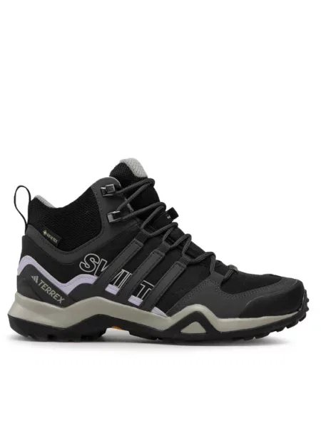 Adidas Παπούτσια πεζοπορίας Terrex Swift R2 Mid GORE-TEX Hiking Shoes μαύρο
