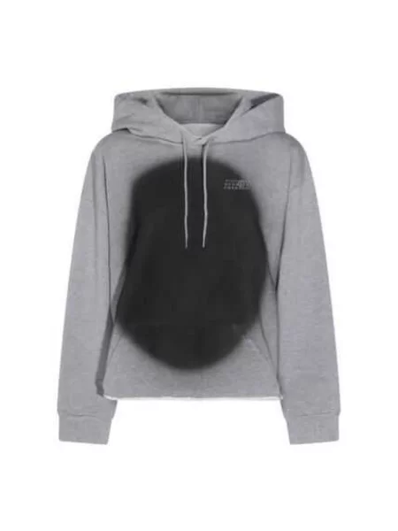 Bluza Mm6 Maison Margiela z długim rękawem szara