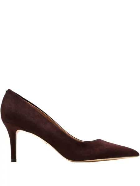 Pantofi cu toc Sam Edelman din piele de căprioară maro