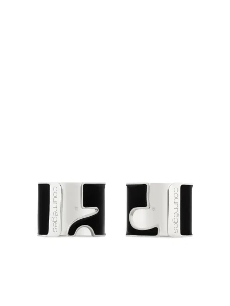 Inel Courreges argintiu