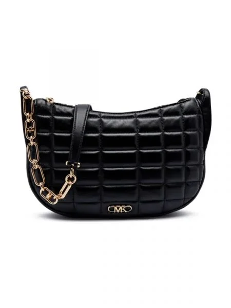 Michael Kors De piele geantă pe umăr Kendall negru
