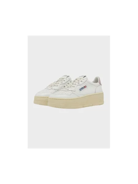 Sneakersy Autry na platformie białe