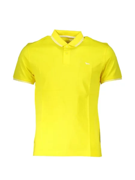 Tricou polo Harmont & Blaine cu broderie galben