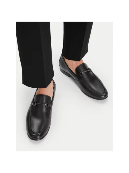 Loafersy GINO ROSSI czarne