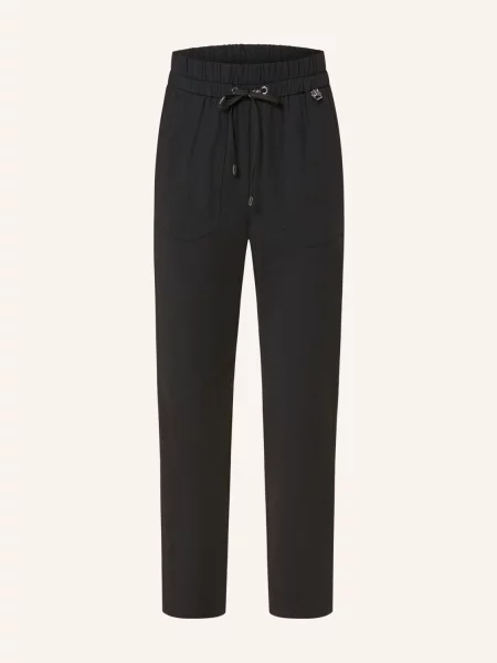 Marc Cain Kalhoty V Joggingovém Stylu black new černé