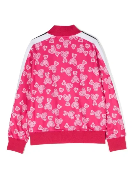 Kurtka bomber dziecięcy Palm Angels różowy