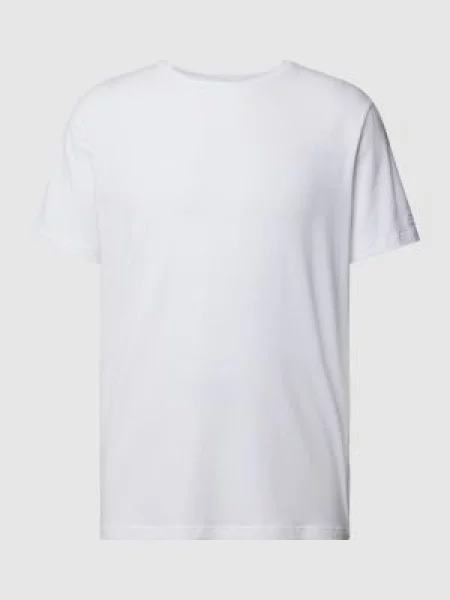 T-shirt z okrągłym prążkowanym dekoltem w zestawie 2 szt. Tommy Hilfiger biała