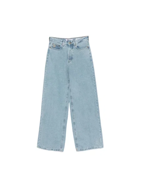 Szerokie spodnie Lois niebieskie