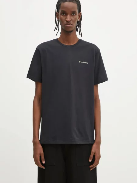 Columbia tricou din North Cascades barbati cu imprimeu negru