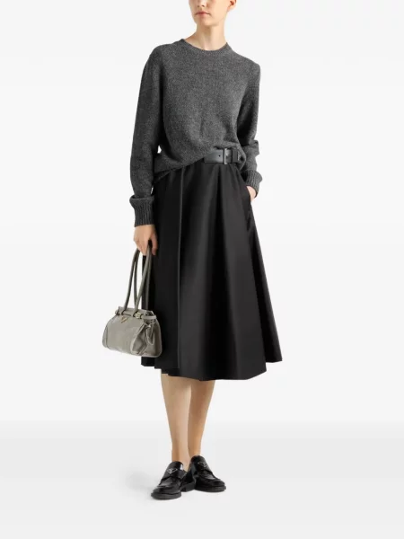 Fustă midi Prada negru
