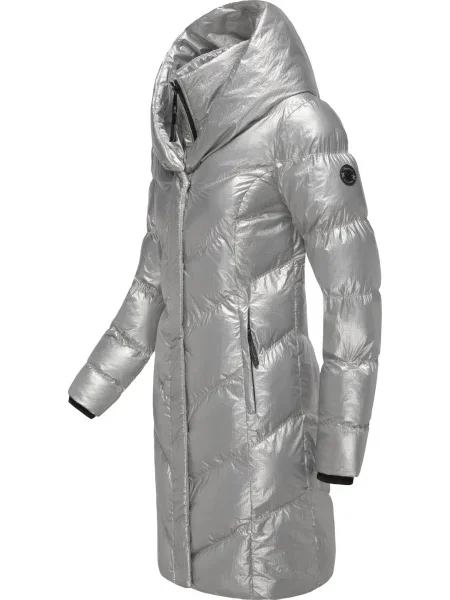 Ragwear Palton funcțională Natalka argintiu gri