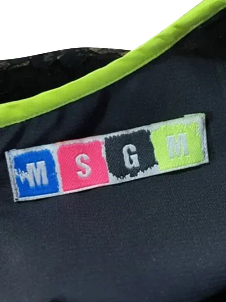 Mini šaty Msgm čierna