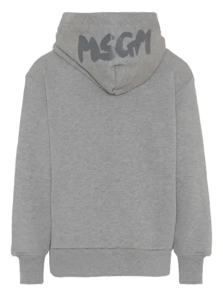 Bluza z kapturem dziecięca Msgm szara