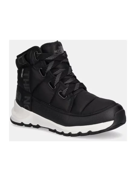 Śniegowce The North Face Thermoball Lace Up Luxe Wp black/asphalt grey czarne