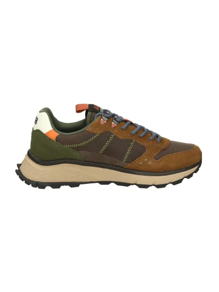 Sneakersy Sun68 brązowe