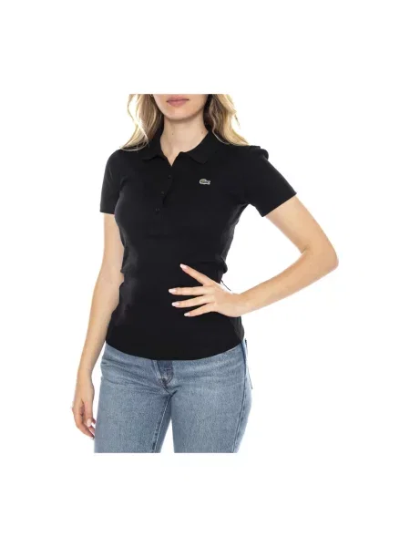 Koszulka polo Lacoste black czarna