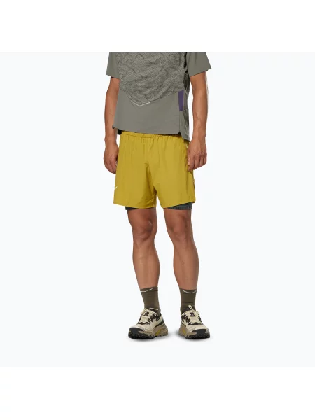 Pantaloni scurți de trekking pentru bărbați Salewa Pedroc DST olive oil kaki