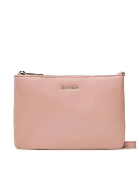 Crossbody torbica Calvin Klein roza