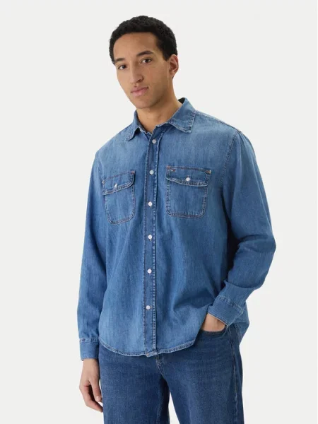 Tommy Jeans Jeans srajca modra