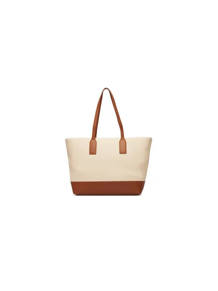 Shopper kabelka Valentino béžová