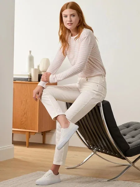 Tchibo Завужені джинси Молочний 