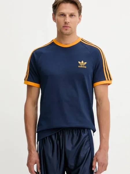Тениска adidas Adicolor Classics T-Shirt Night Indigo/ Crew Orange L тъмносиньо