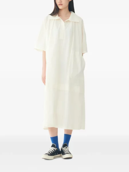 Gulerat scurt rochie midi Tomboy