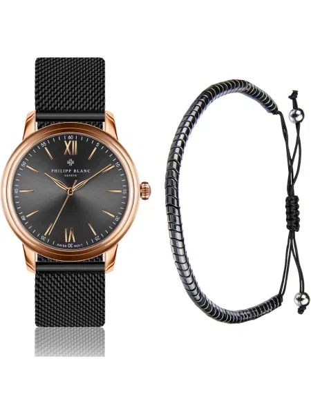 Ceas Philipp Blanc negru
