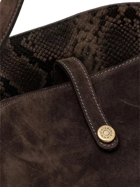 Geantă shopper Gianni Chiarini maro
