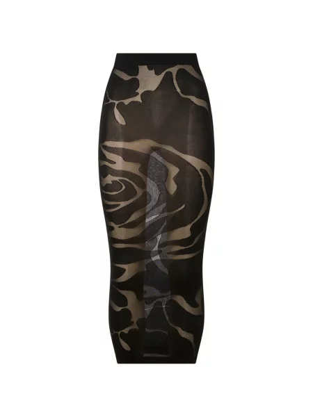 Fustă midi Wolford negru