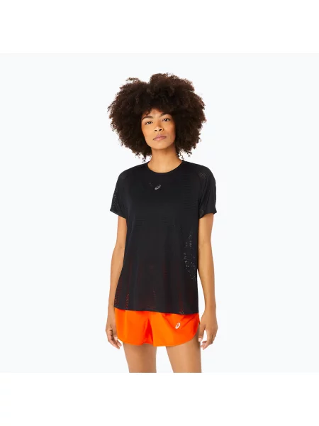 Koszulka do biegania ASICS Metarun Top performance black czarna