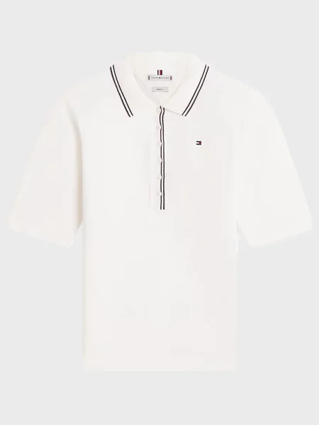 Поло Tommy Hilfiger біле
