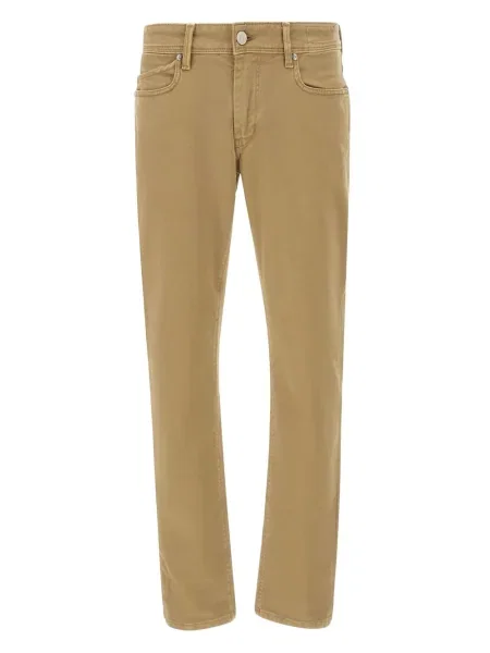 Дънки Re-hash дизайн с пет джоба кафяво