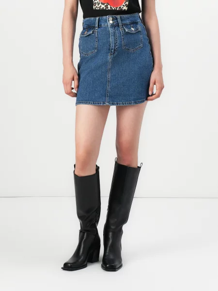 VERO MODA Fustă VMTESSA' albastru